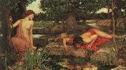 John William Waterhouse Echo and Narcissus. oil painting on canvas